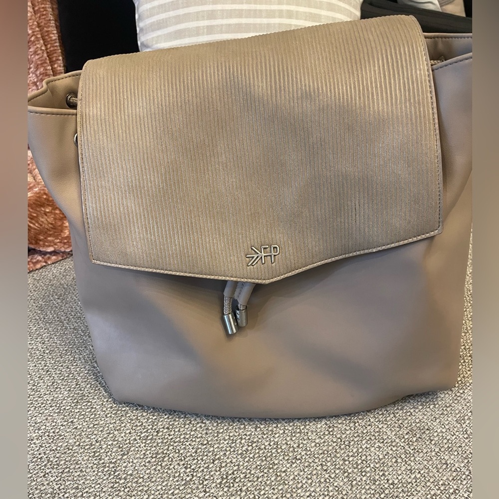 Freshly Picked Aspen Ribbed Drawstring Diaper Bag
